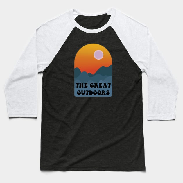 The Great Outdoors Baseball T-Shirt by Gold Star Creative